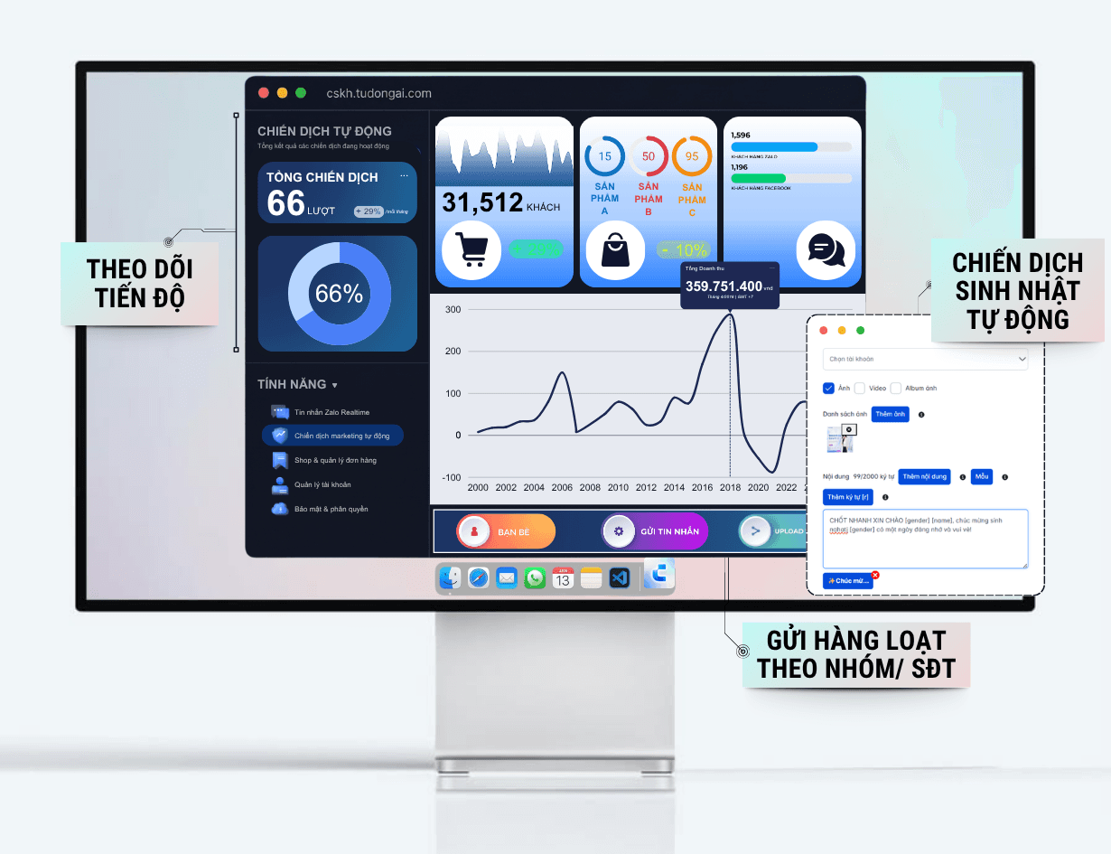Module chiến dịch marketing Zalo